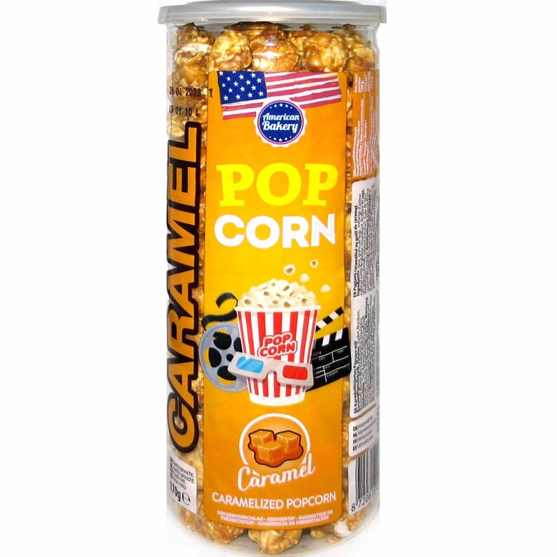 American Bakery Popcorn Caramel 170g