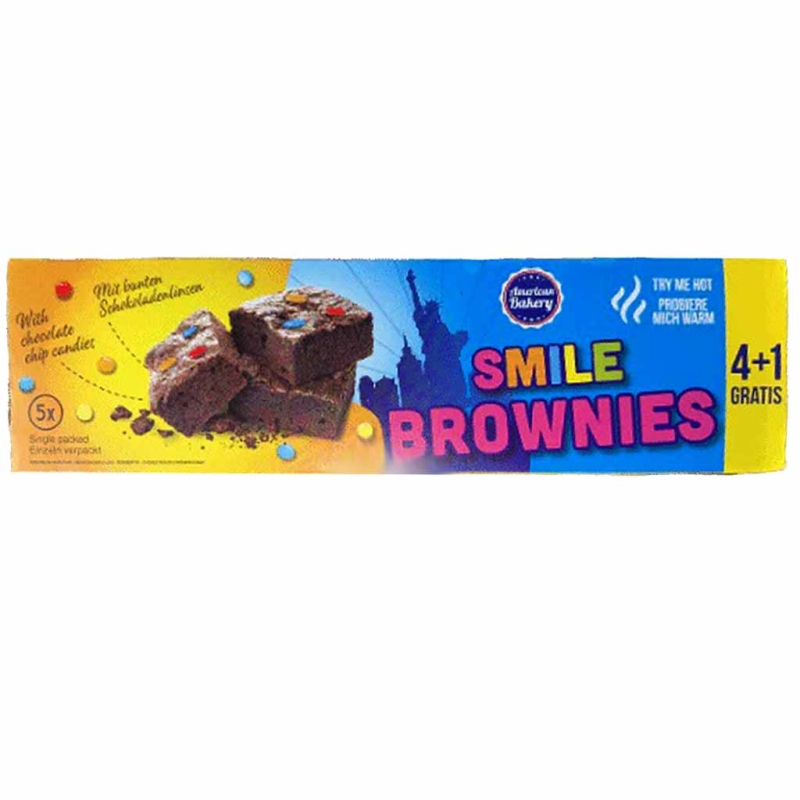 American Bakery Smile Brownies 5er 100g