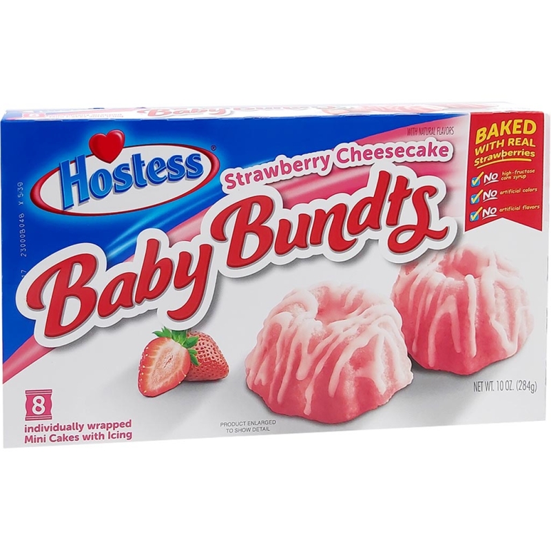 Hostess Baby Bundts Strawberry Swirl 284g *MHD-SALE*