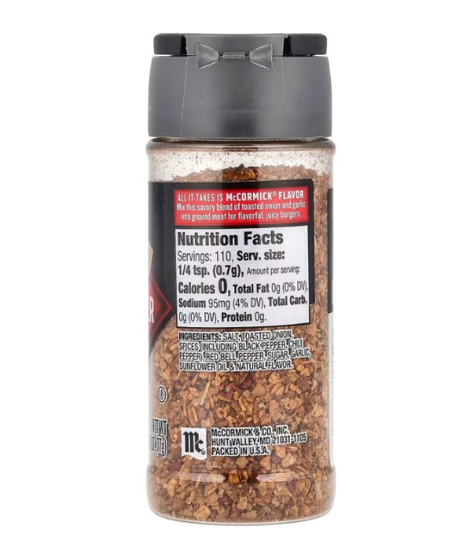 McCormick Grill Mates, Hamburgergewürz, 77 g (2,75 oz.)