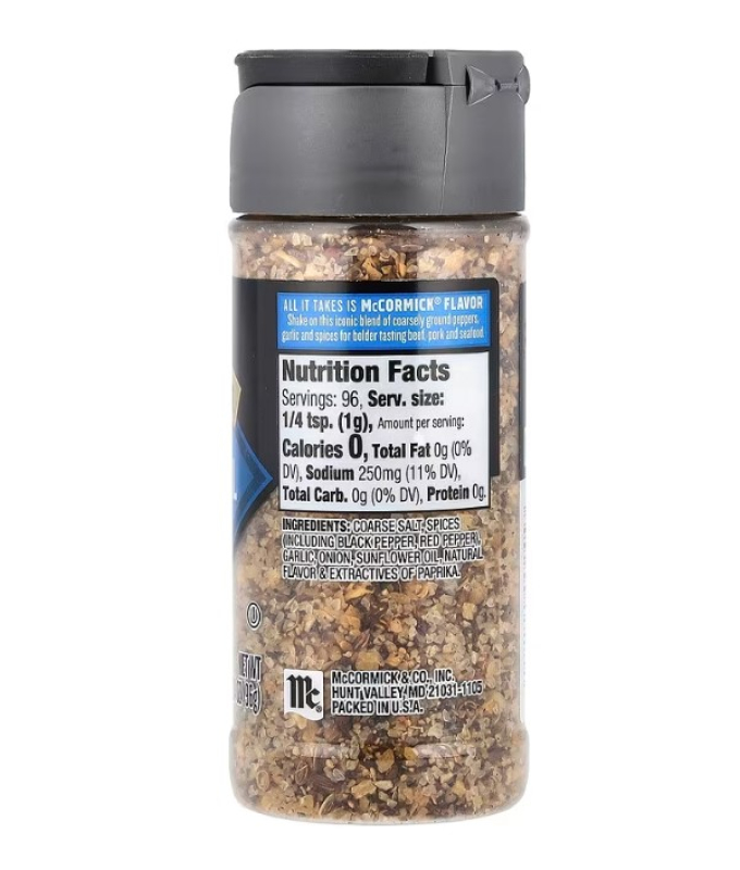 McCormick Grill Mates, Montreal Steak® Seasoning, 96 g (3,4 oz.)