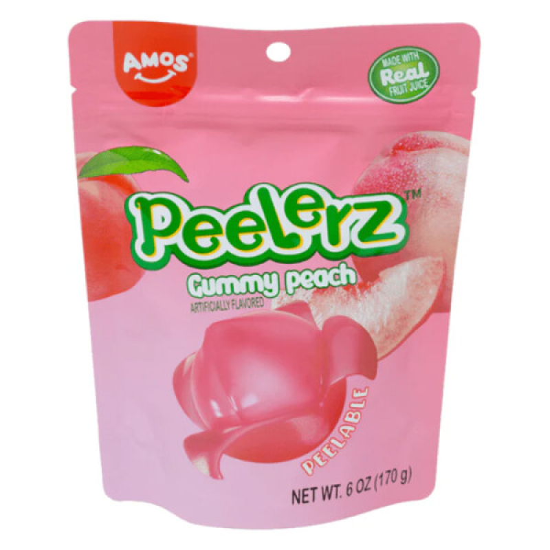 Amos Peelerz Gummy Peach 170g