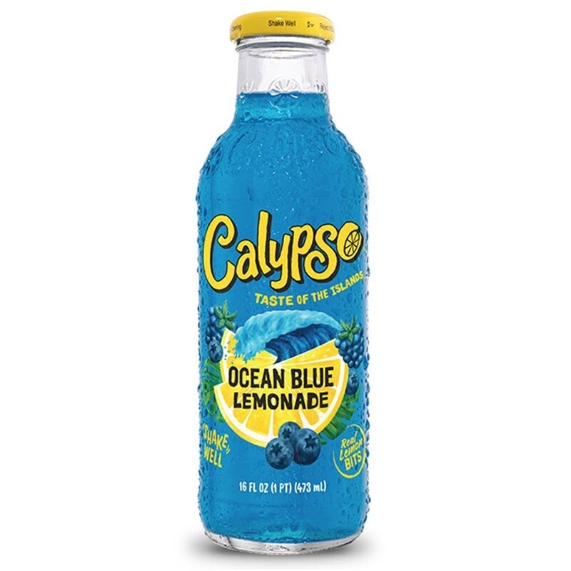 Calypso - Ocean Blue Lemonade - Glasflasche - 473 ml USA