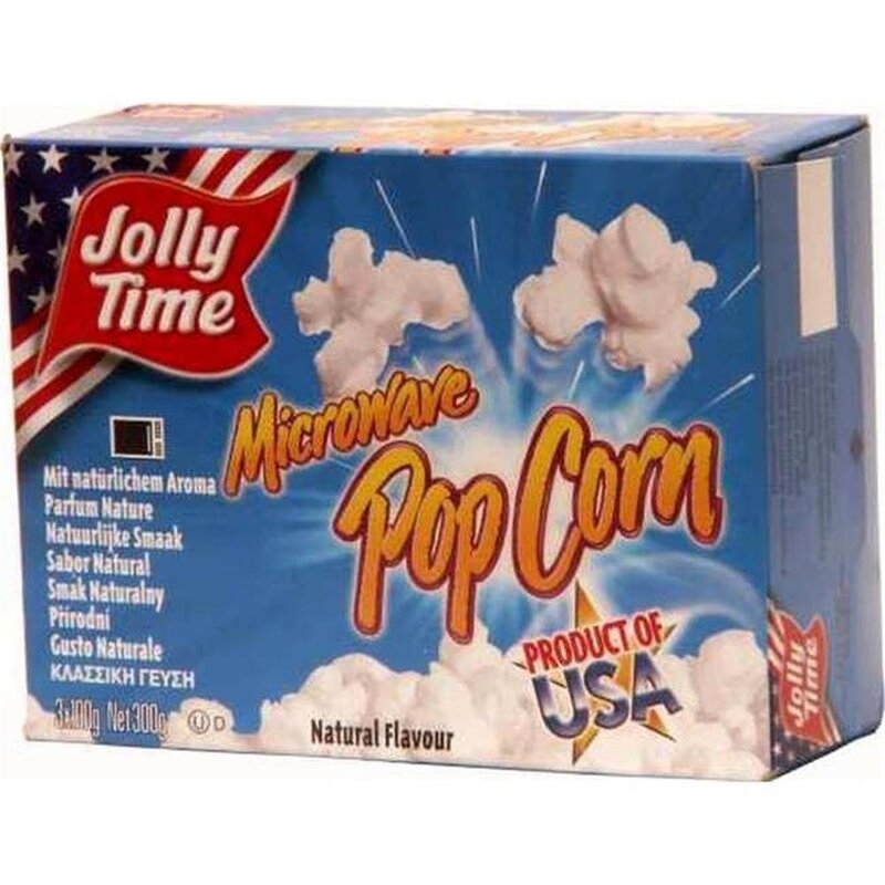 JOLLY TIME MICROWARE POPCORN NATURAL FLAVOR - 300g *MHD-SALE*