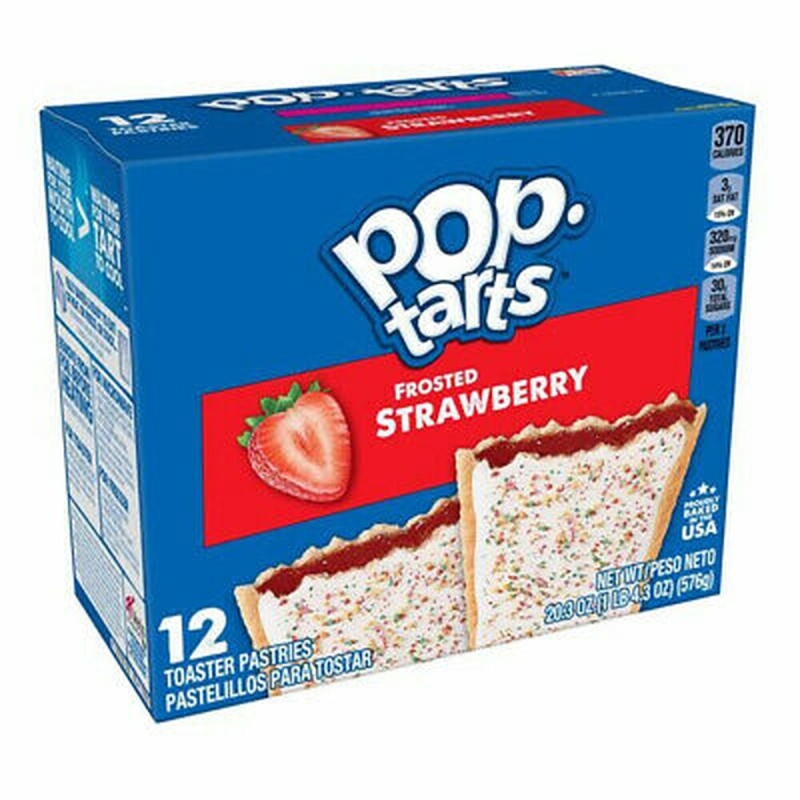 Kellogg´s Pop Tarts frosted Strawberry 12er (576g)