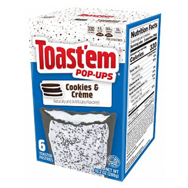 Toast'em Pop-Ups Cookies & Creme 288g