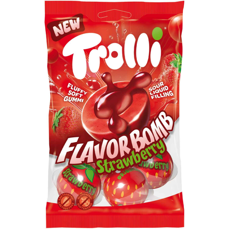 Trolli Flavor Bomb Strawberry 3D 75g