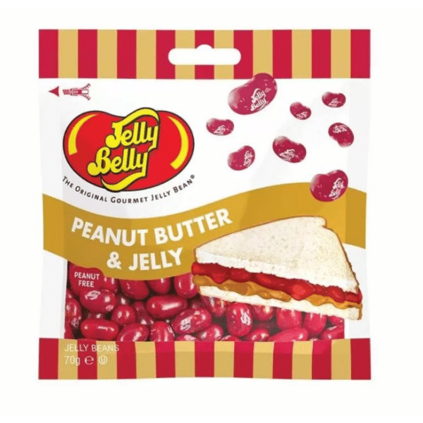 JELLY BELLY BEANS - PEANUT BUTTER & JELLY BEANS 70g