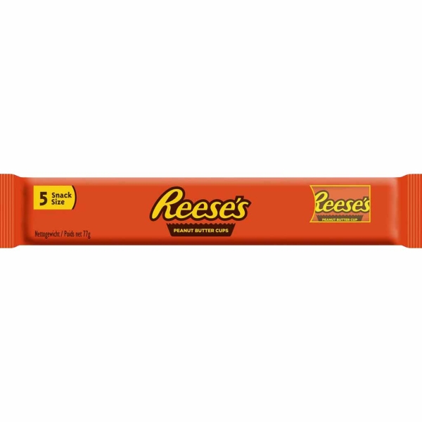 Reeses Peanut Butter Cups Snacksize 5er 77g