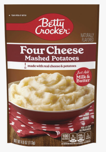 Betty Crocker Four Cheese Mashed Potatoes 113g