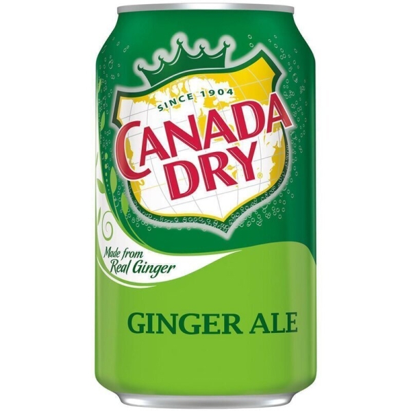 CANADA DRY - GINGER ALE - 355 ml USA