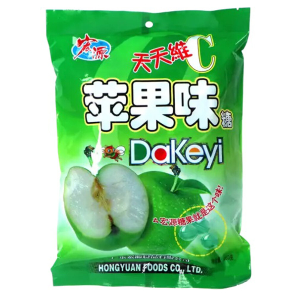 Hongyuan DaKeyi Hard Candy Apple Flavour 350g