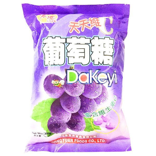Hongyuan DaKeyi Hard Candy Grape Flavour 350g