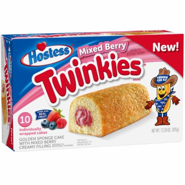 Hostess Twinkies Mixed Berry 10er Pack 385g