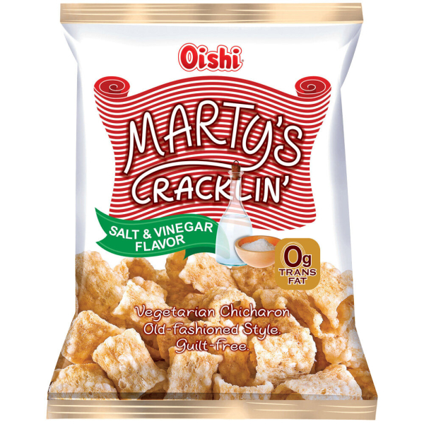 Marty's Cracklin Salt & Vinegar Flavor 90g