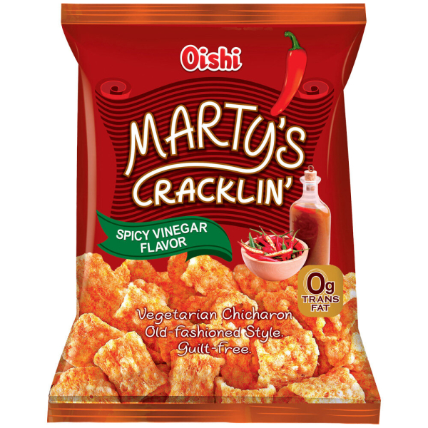 Marty's Cracklin Spicy Vinegar Flavor 90g