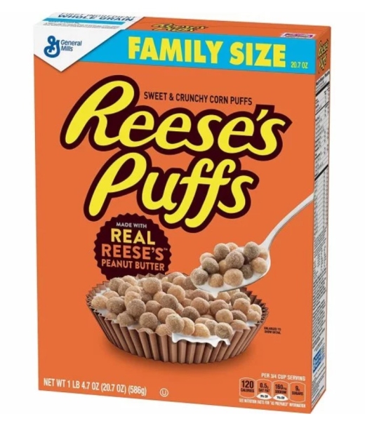 Reeses Puffs Cereal Peanut Butter Chocolate 1 x 558g