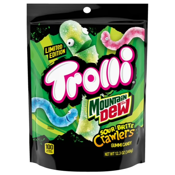 Trolli - Mountain Dew Sour Brite Crawlers 120g